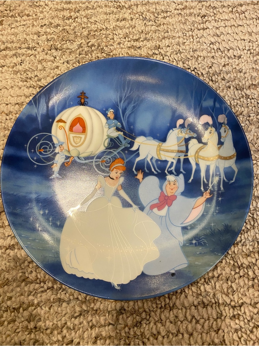 Disney Collectible Plate “Bibbidi Bobbidi Boo”